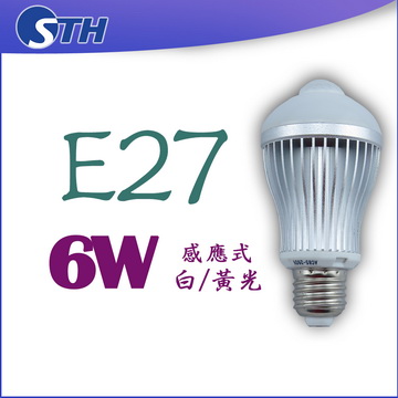 E27-6W-感應式球泡