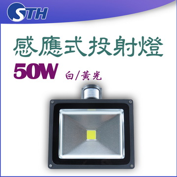 50W感應式投射燈